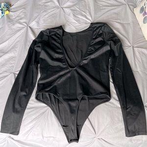 Black Victoria Secret Sport thong body suit
